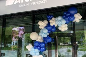 Dekoracja balonowa na dni otwarte dla dewelopera Archicom – Wrocław