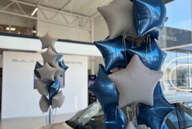 Foliowe balony z helem na premierę BYD Seal 6 DM-i