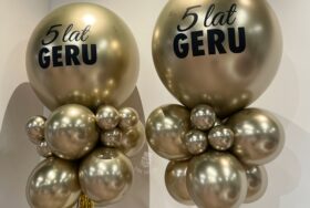 5-lecie firmy Geru – dekoracje balonowe w Hotelu Plaza we Wrocławiu