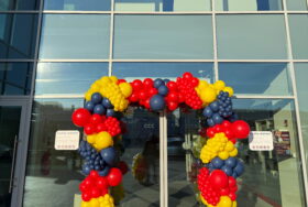 Dekoracje balonowe podczas akcji promocyjnej w Galerii Handlowej Partner w Stojadłach