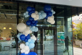 Girlanda organiczna dla Archicom – akcja promocyjna w salonie sprzedaży we Wrocławiu